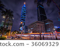 [台灣夜景]台北101激光束 36069329