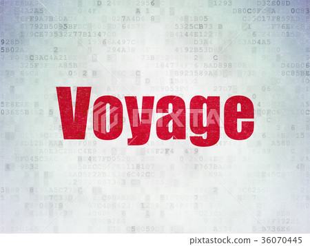 Tourism concept: Voyage on Digital Data Paper 36070445