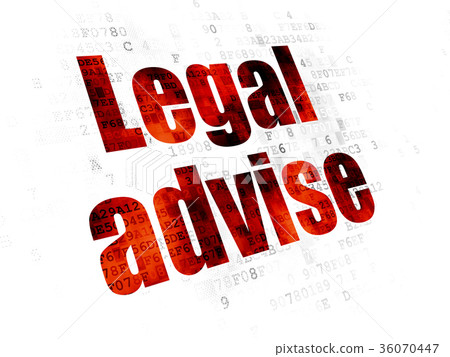Law concept: Legal Advise on Digital background 36070447