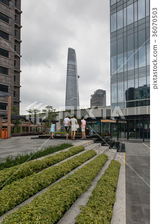 Vietnamese style Ho Chi Minh City street view 36070503