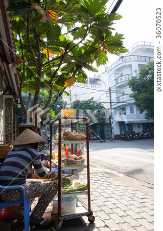 越南風情胡志明市街景 越南風情胡志明市街景 36070523