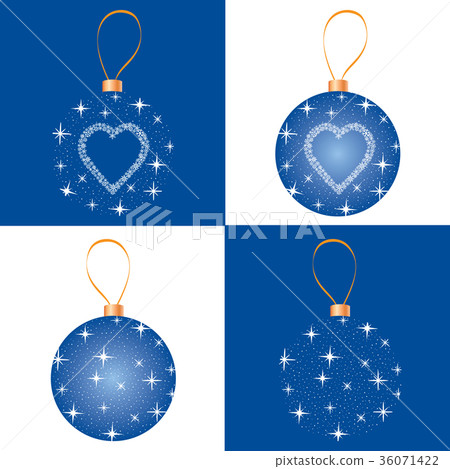 Christmas bauble set Greeting card Snowflake decor Christmas bauble set Greeting card Snowflake decor 36071422