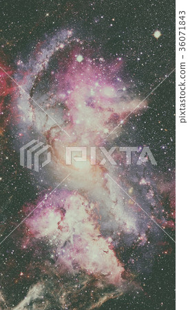 Nebulae and galaxies. Elements of this Image 36071843