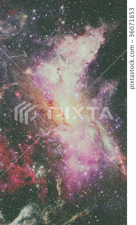 Nebula and galaxies in deep space. Elements of 36071853