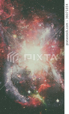 Open space with nebulae and galaxies. Elements of Open space with nebulae and galaxies. Elements of 36071854