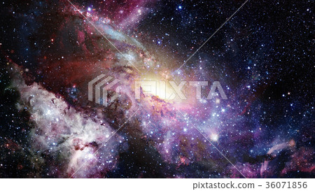 Nebula and galaxies in deep space. Elements of Nebula and galaxies in deep space. Elements of 36071856