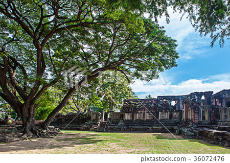 phimai Historical ancient stone castle thailand  36072476