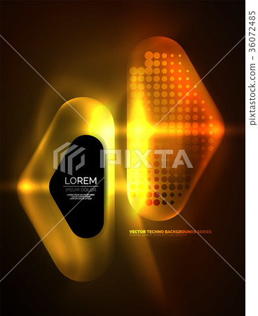Illuminated lens flares, glowing color techno Illuminated lens flares, glowing color techno 36072485
