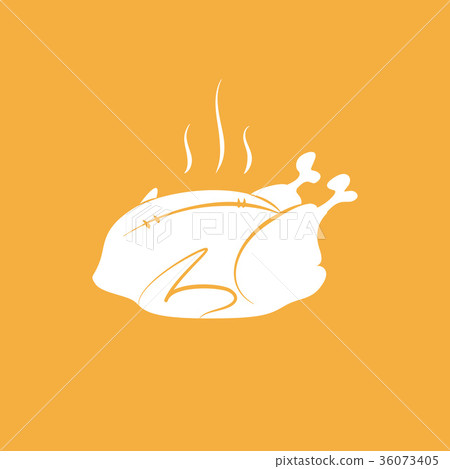 Vector hot thanksgiving turkey Vector hot thanksgiving turkey 36073405