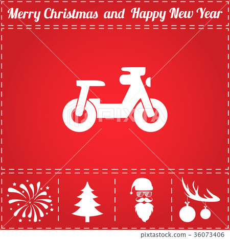 Motorcycle Icon Vector 36073406