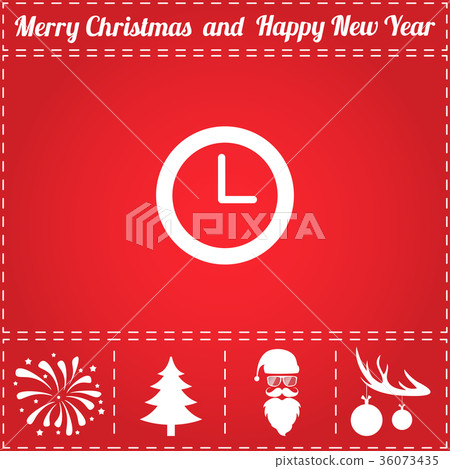 Clock Icon Vector 36073435