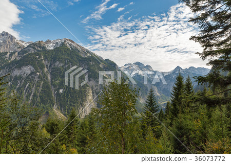 Alpine landscape in Western Carinthia, Austria. Alpine landscape in Western Carinthia, Austria. 36073772