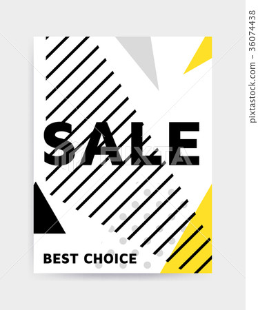 Bright colorful vector poster template Bright colorful vector poster template 36074438