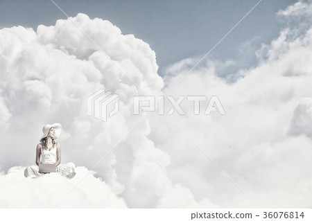 Lady using laptop Lady using laptop 36076814