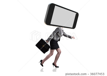 Mobile phone zombie under the influence of Mobile phone zombie under the influence of 36077453