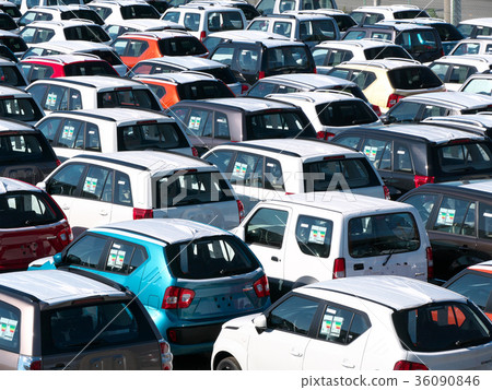 Export car-Nagoya port 36090846