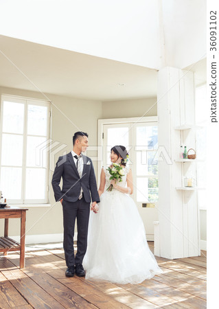 Photo wedding Marriage bride and groom 36091102