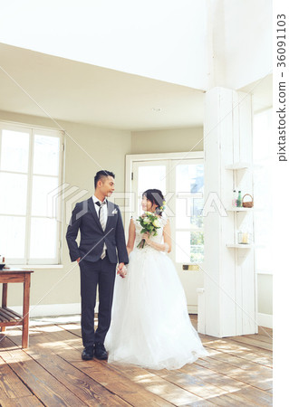 Photo wedding Marriage bride and groom 36091103