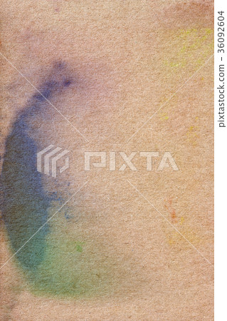 Watercolor painting on recycle paper. 36092604