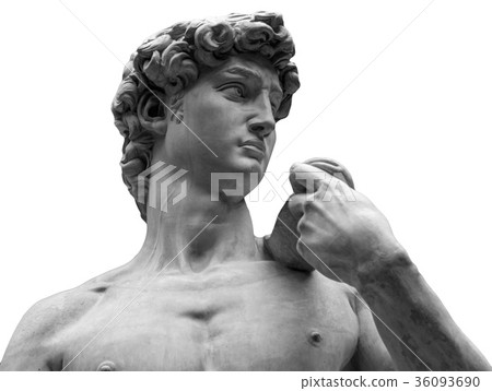 Head of a famous statue by Michelangelo - David 36093690
