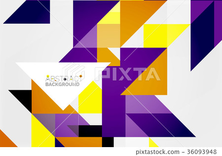 Triangle pattern design background 36093948