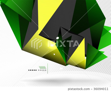 Geometrical abstract triangle background 36094011