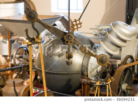 Old scales in a factory 36094231