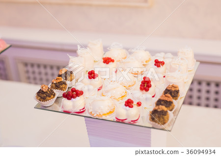 Delicious wedding reception candy bar dessert 36094934
