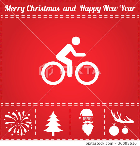 Cycling Icon Vector 36095616