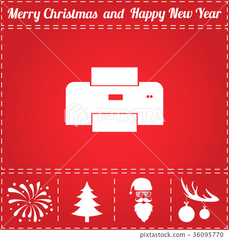 Printer Icon Vector 36095770