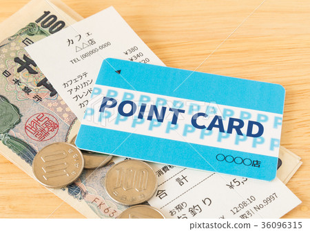 點卡收據會計家庭財務咖啡館 36096315