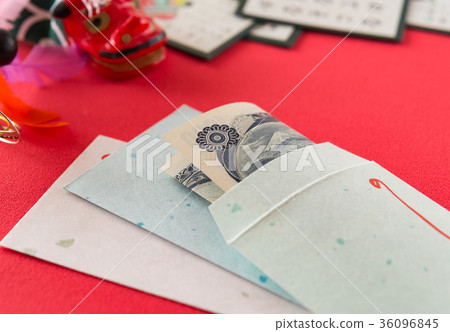 How to make a new year's gift Correctly Pochi bag New Year New Year New Year Preparation of new year's gift 36096845