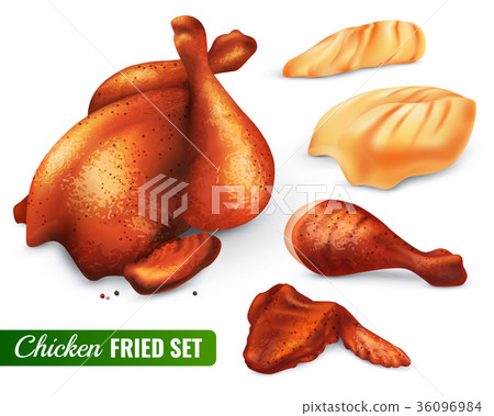 Fried Chicken Set 36096984