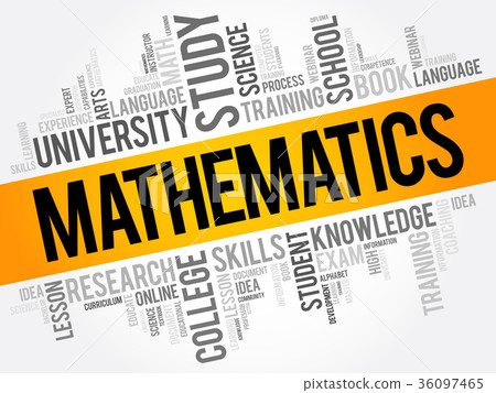 Mathematics word cloud collage Mathematics word cloud collage 36097465