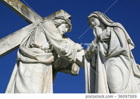 4th Stations of the Cross, Jesus meets His Mother 4th Stations of the Cross, Jesus meets His Mother 36097889