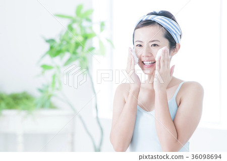 洗臉泡沫清潔美容女人護膚美容 36098694