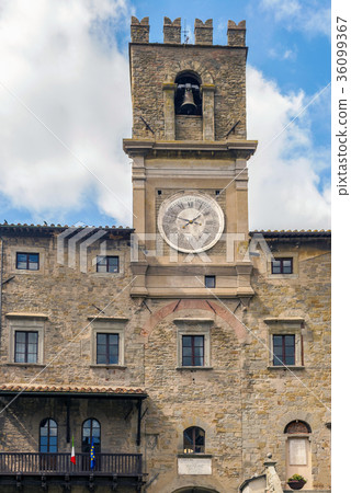 Town hall in the medieval city of Cortona 36099367