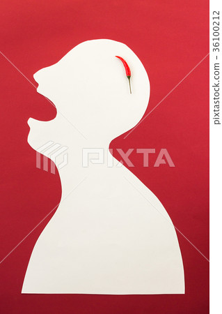 concept of human disease, suffering and stinging 36100212