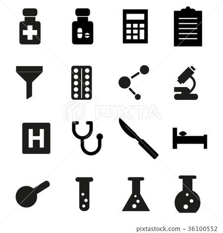 vector of medical icon set vector of medical icon set 36100552