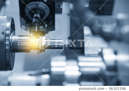 The CNC lathe machine or Turning machine 36101596