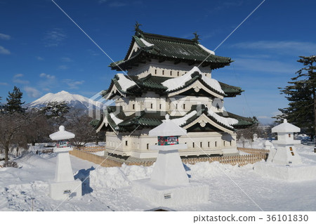 Hirosaki Castle (Hirosaki Castle Snow Lantern Festival) 36101830