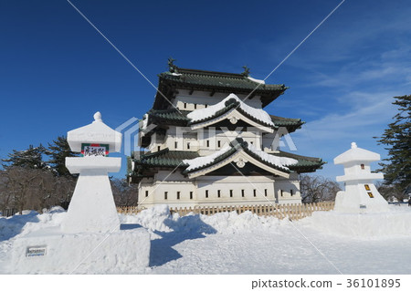 Hirosaki Castle (Hirosaki Castle Snow Lantern Festival) 36101895