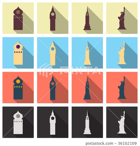 Travel symbols and Tourism signs, vector Travel symbols and Tourism signs, vector 36102109