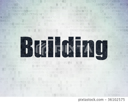 Construction concept: Building on Digital Data 36102575