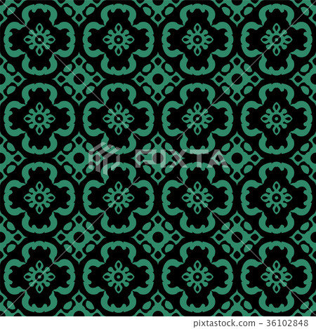 Seamless retro green pattern Background Seamless retro green pattern Background 36102848