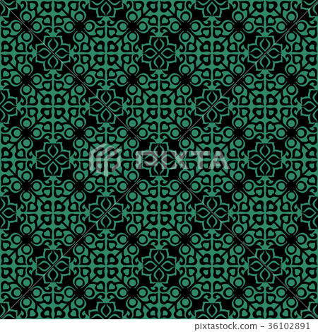 Seamless retro green pattern Background 36102891