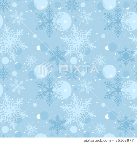 Seamless Christmas Snowflake Pattern Seamless Christmas Snowflake Pattern 36102977