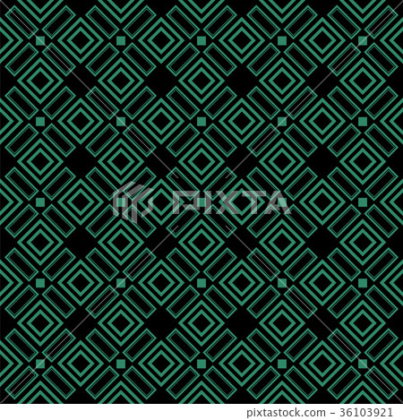 Green Retro Vector Pattern Antique seamless retro green pattern background - Stock Illustration ...