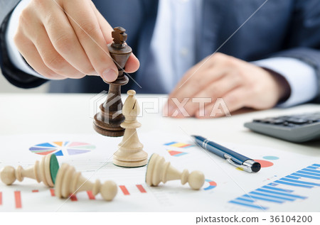 Chess financial, leader strategy in business 36104200