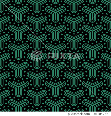 Antique seamless retro green pattern background Antique seamless retro green pattern background 36104266